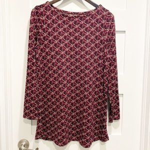 J. Jill Ponte Knit 3/4 Sleeve Elegant Tunic - Size M